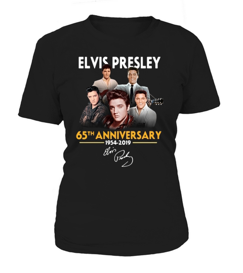 65th anniversary Elvis Presley 1954 2019 signature shirt Women's T-Shirt