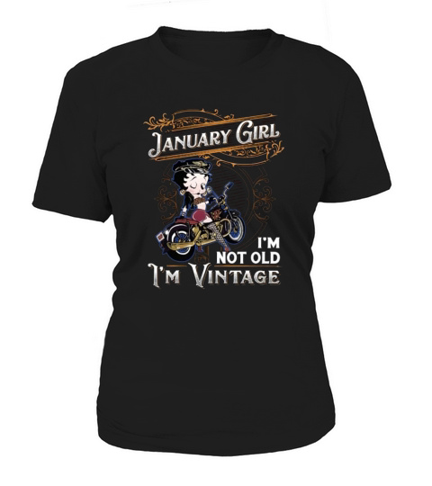 Betty Boop january girl i’m not old i’m vintage shirt Women's T-Shirt