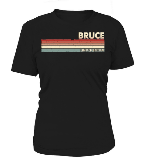 Bruce - Funny Retro Vintage Name 80s 90s Women's T-Shirt
