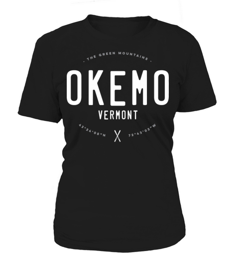 Okemo Mountain Vermont Graphic Distressed Vintage Women's T-Shirt
