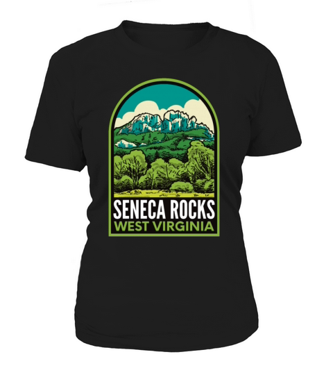 Seneca Rocks West Virginia Vintage Women's T-Shirt