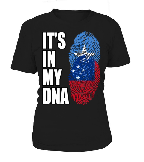 Somali And Samoan Vintage Heritage DNA Flag Women's T-Shirt