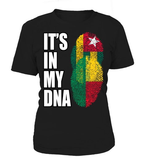 Togolese And Benin Mix Heritage DNA Flag Women's T-Shirt