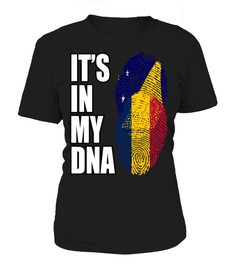 Tokelauan And Chadian Mix Heritage DNA Flag Women's T-Shirt