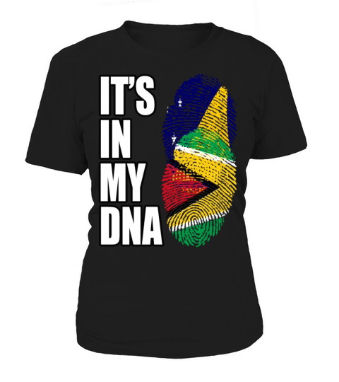 Tokelauan And Guyanese Mix Heritage DNA Flag Women's T-Shirt