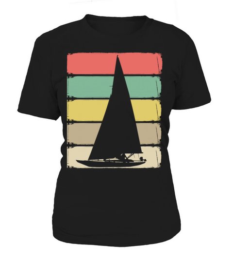 Vintage Sailboat Boat Ship Sailor Yacht Sailing Women's T-Shirt