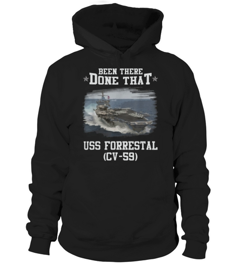 Awesome CV-59 USS FORRESTAL Navy Ships Tee shirt Hoodie Unisex