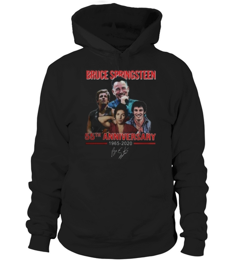 Bruce Springsteen 55th Anniversary 1965-2020 Signature shirt Hoodie Unisex