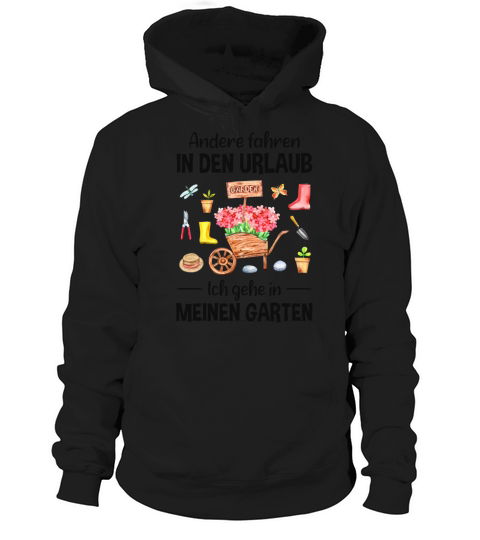 Garden Vacation Funny Quote Gardener Gift Idea Hoodie Unisex