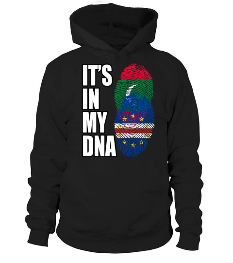 Maldivian And Cabo Verdean Mix Heritage DNA Flag Hoodie Unisex