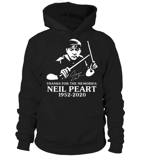 Neil Peart Thanks For The Memories Hoodie Unisex