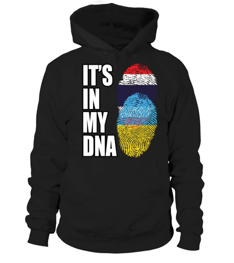 Thai And Ukrainian Vintage Heritage DNA Flag Hoodie Unisex