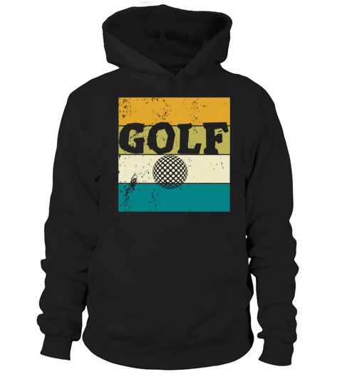 Vintage Golf Ball Golfing Course Par Club Hoodie Unisex