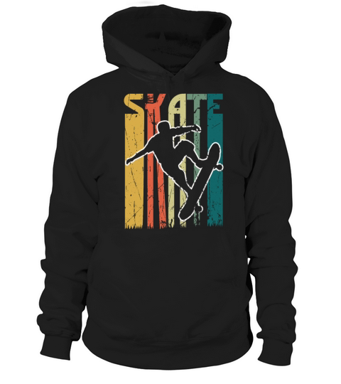 Vtintage Skate Skating Board Retro Skateboard Hoodie Unisex