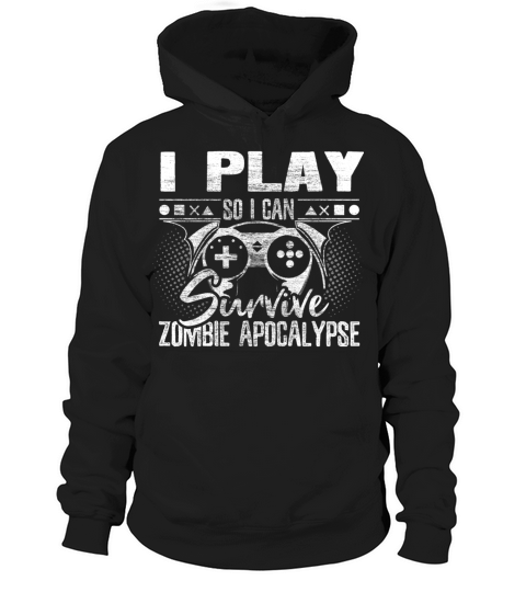 Zombie Apocalypse Gamer Horror Gift Hoodie Unisex