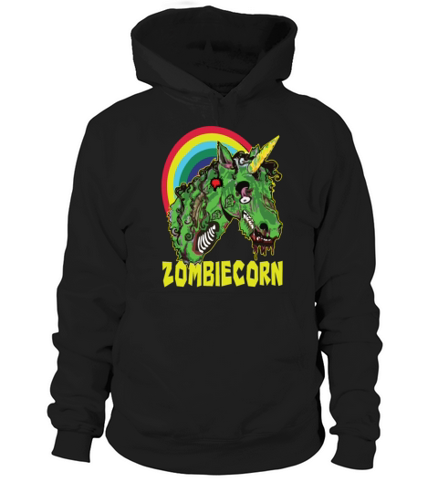 Zombie corn Zombie Unicorn Hoodie Unisex