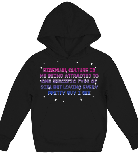 Bisexual Is Being Attracted Bi LGBTQ Bi Pride Kids Hoodie