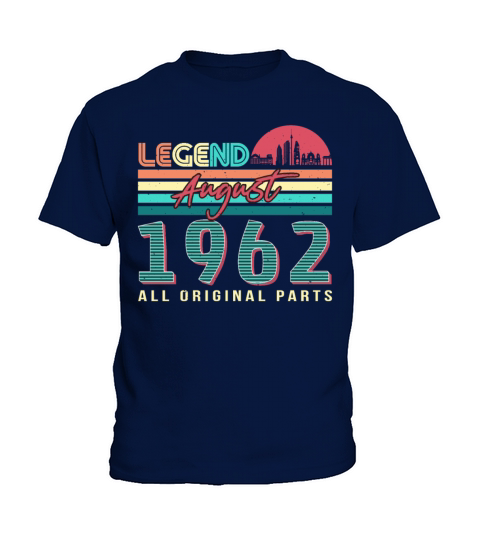 1962 In August 60th Birthday Kids T-Shirt