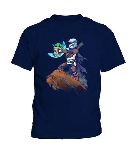 Baby Yoda Mandalion Lion King shirt Kids T-Shirt