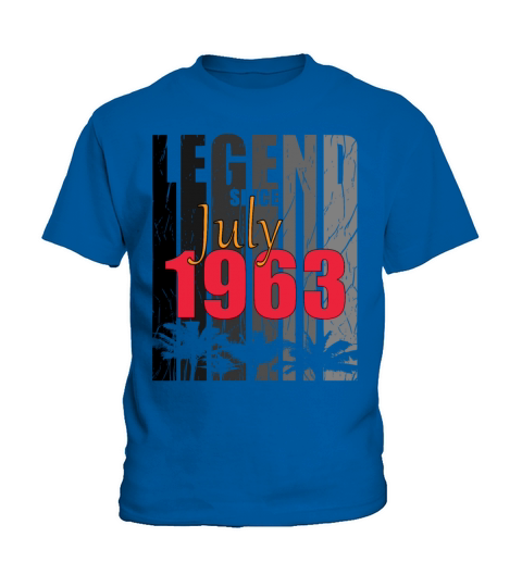 Birth Month July 1963 Vintage Kids T-Shirt