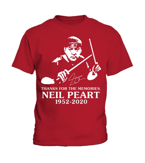 Neil Peart Thanks For The Memories Kids T-Shirt