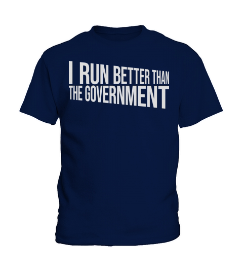run better than government Kids T-Shirt