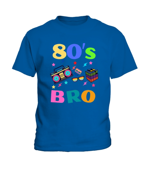 This Is My 80s Bro 80s 90s Party Vintage Aesthet Kids T-Shirt