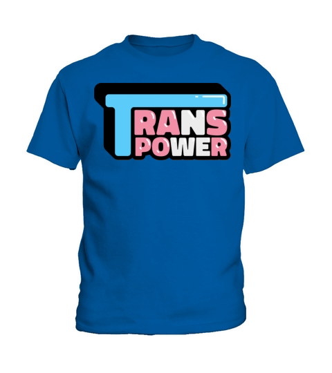 Trans Power Quote Glossy Kids T-Shirt
