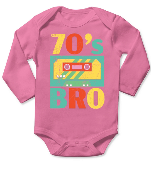 70s Bro 1970 Vintage Seventies Party 1970s Long Sleeve Baby One-Piece