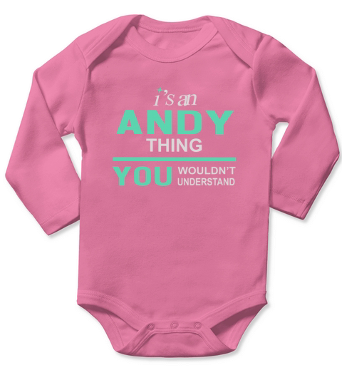 Andy Thing  TeeForAndy Long Sleeve Baby One-Piece