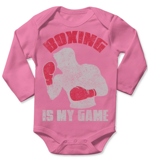 Boxing Punching Bag Ring Fighting Long Sleeve Baby One-Piece