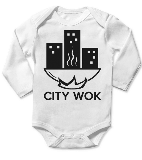 City Wok Long Sleeve Baby One-Piece