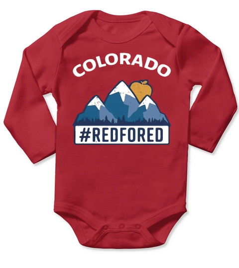 Colorado RedForEd Long Sleeve Baby One-Piece