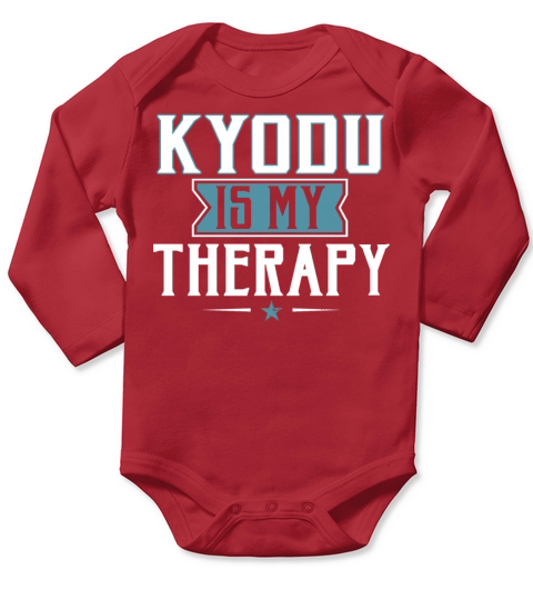 Cool Funny Kyodu Is Therapy Coaches Sayings Gifts Long Sleeve Baby One-Piece