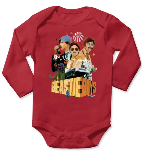 Funny Beastie Boys Graphic For  Fan Long Sleeve Baby One-Piece