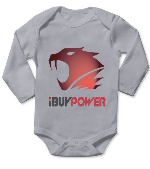 iBUYPOWER - Mens Premium T-Shirt Long Sleeve Baby One-Piece