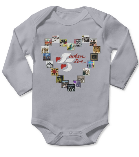 Jackson 5 forever love Long Sleeve Baby One-Piece