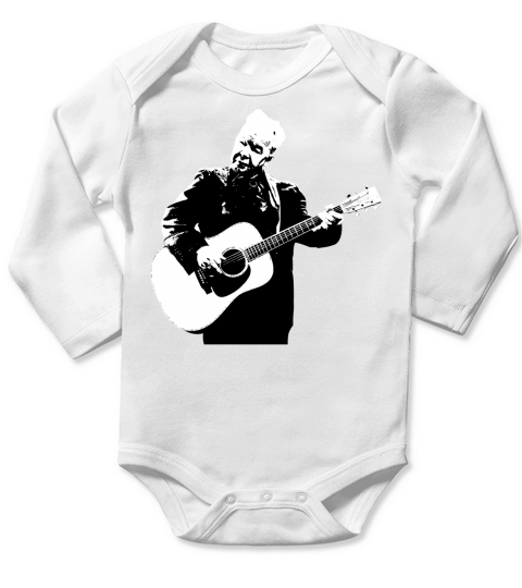 John Prine Art For Fan Long Sleeve Baby One-Piece