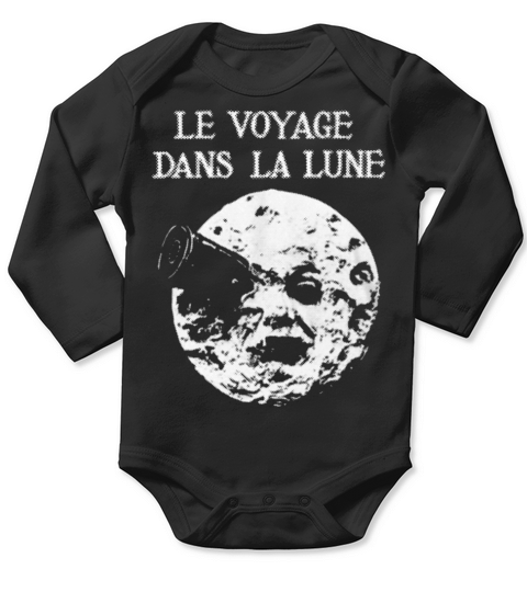 La Voyage Dans La Lune Long Sleeve Baby One-Piece