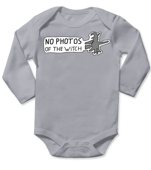 no photos of the witch Long Sleeve Baby One-Piece