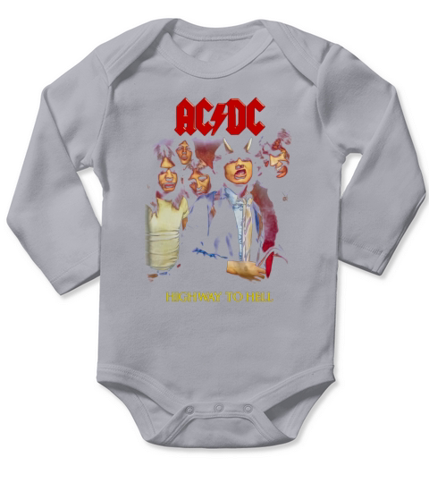 One Way Ride Season Ticket ACDC Fans Long Sleeve Baby One-Piece