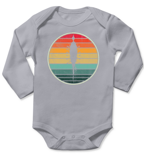 Retro Rowing Crew Boat Vintage Rower Row Team Fun Long Sleeve Baby One-Piece