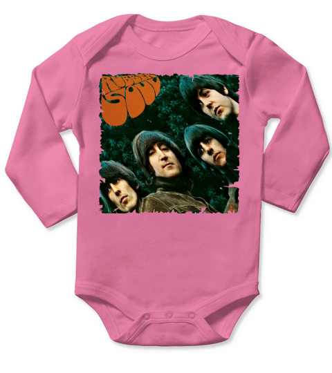 Rubber Soul Long Sleeve Baby One-Piece