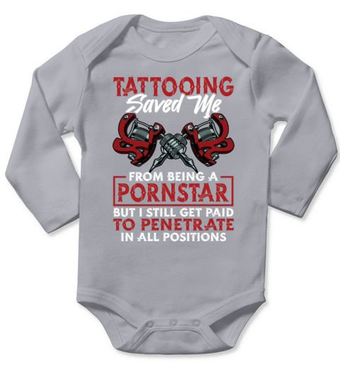 Tattoo Artist Inked Funny Tattooist Long Sleeve Baby One-Piece