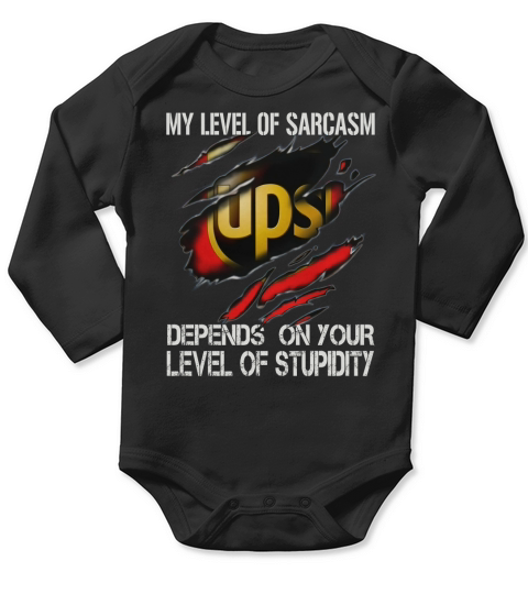 ups Long Sleeve Baby One-Piece