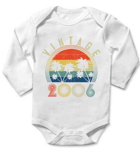 vintage 2006 Long Sleeve Baby One-Piece