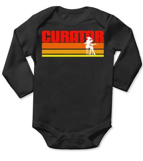 Vintage Curator Gift Idea Long Sleeve Baby One-Piece