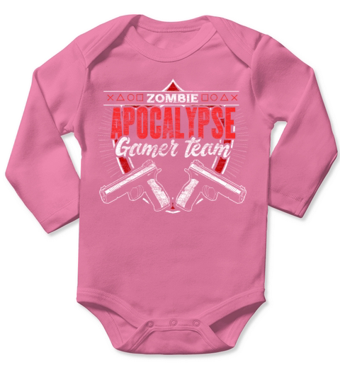 Zombie Apocalypse Virus Saying Long Sleeve Baby One-Piece
