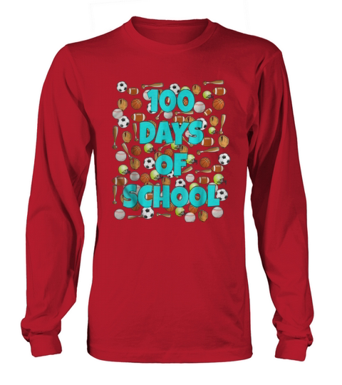 100 Days of SchoolSports Long sleeved Unisex