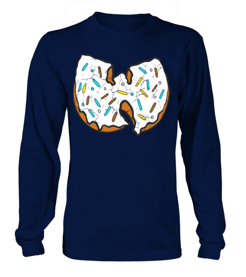 donut wutang white vanilla Long sleeved Unisex